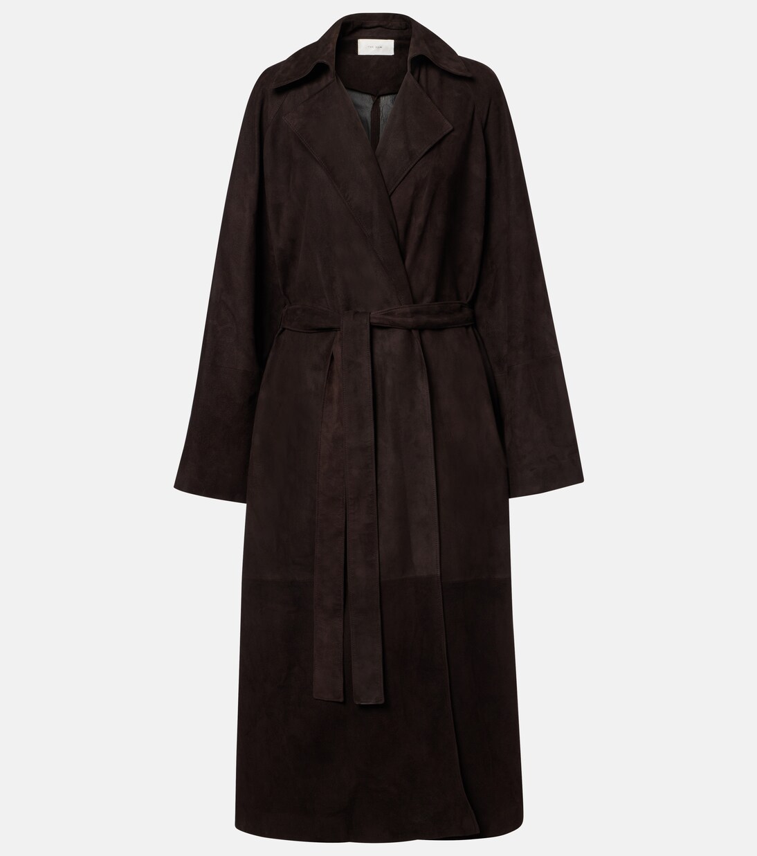 Solana suede wrap coat | The Row