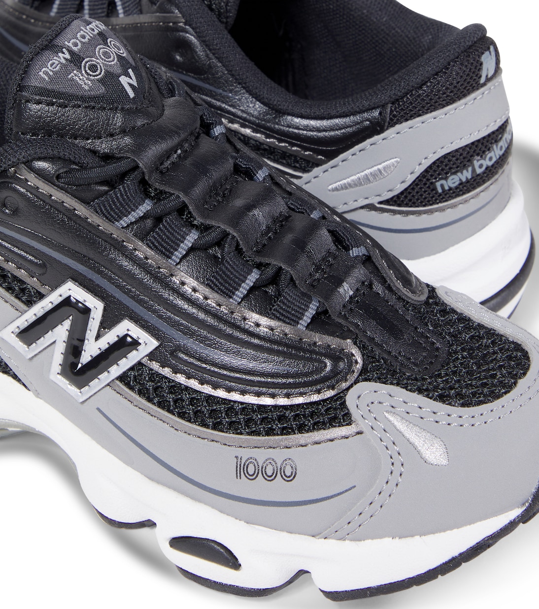 1000 Kids faux leather-trimmed sneakers | New Balance Kids