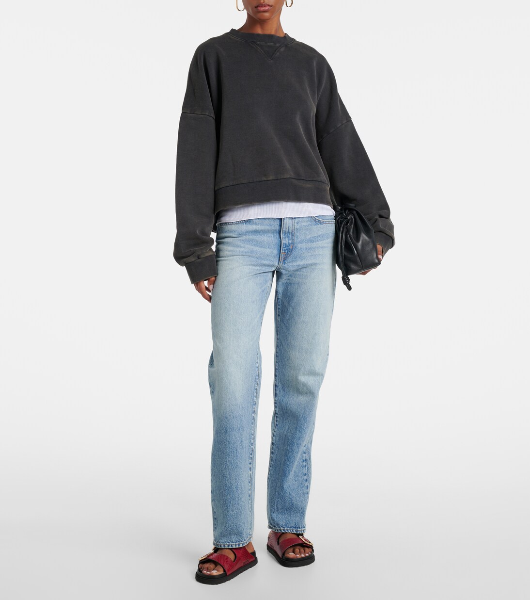 Kendra high-rise straight jeans | Slvrlake