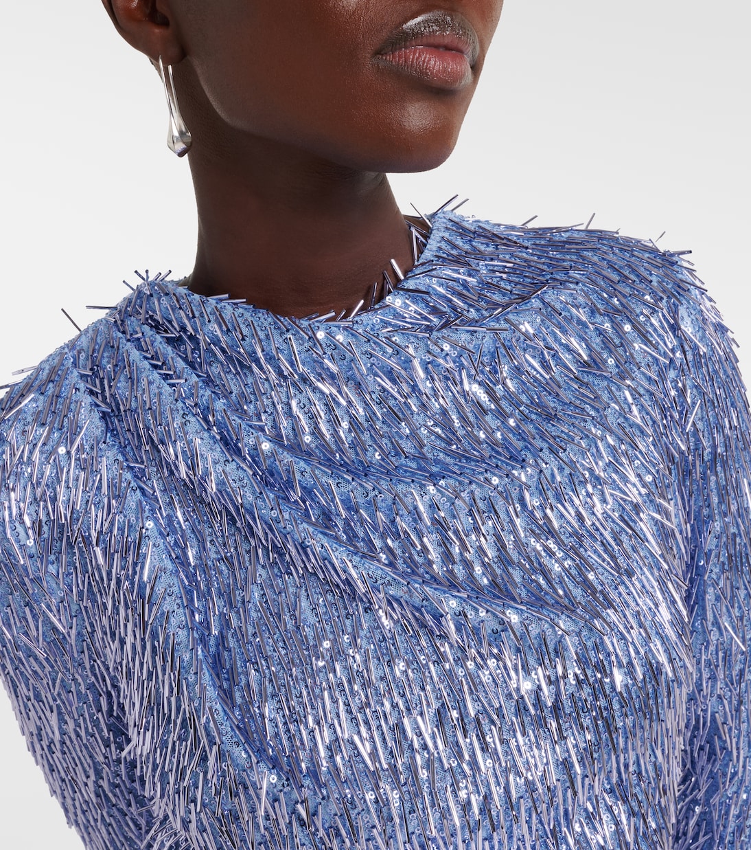 Draped embellished gown | Erdem