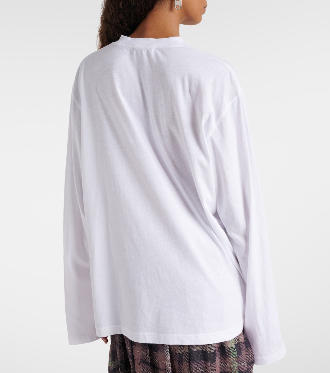 Printed cotton jersey top | Acne Studios
