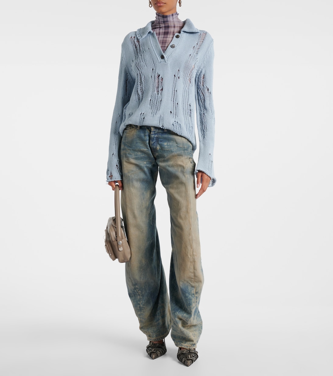2006F low-rise wide-leg jeans | Acne Studios