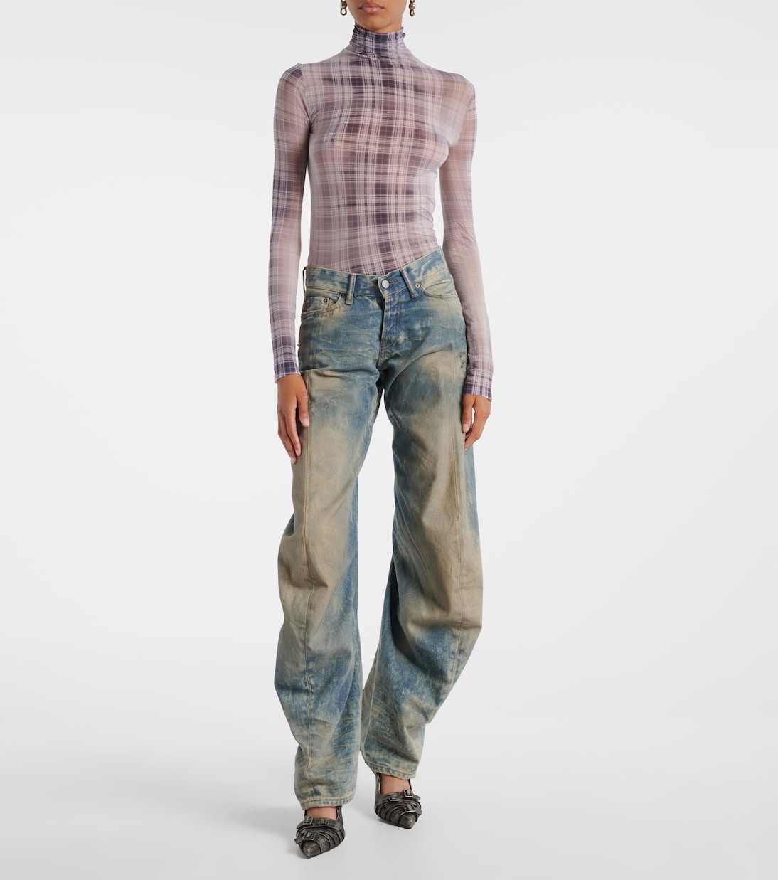 2006F low-rise wide-leg jeans | Acne Studios