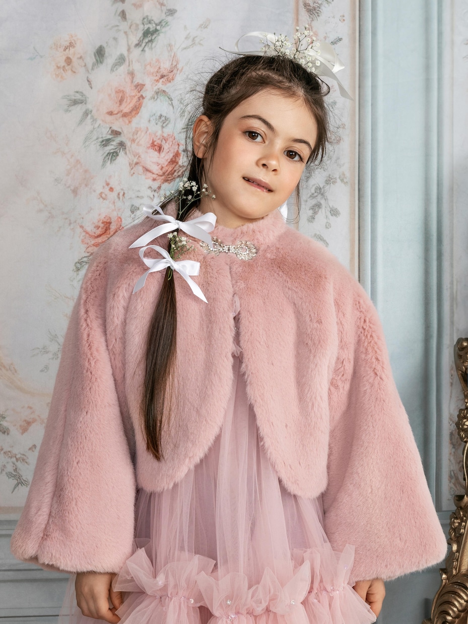 Baby Jacke Promenade aus Faux Fur | Tutu Du Monde
