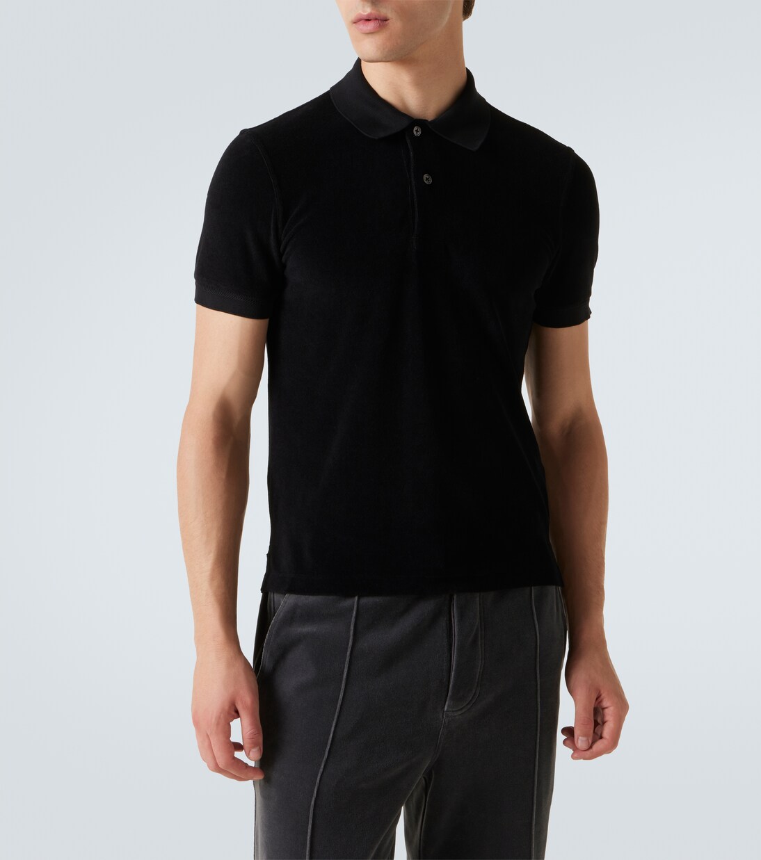 Polo de rizo en mezcla de algodón | Tom Ford
