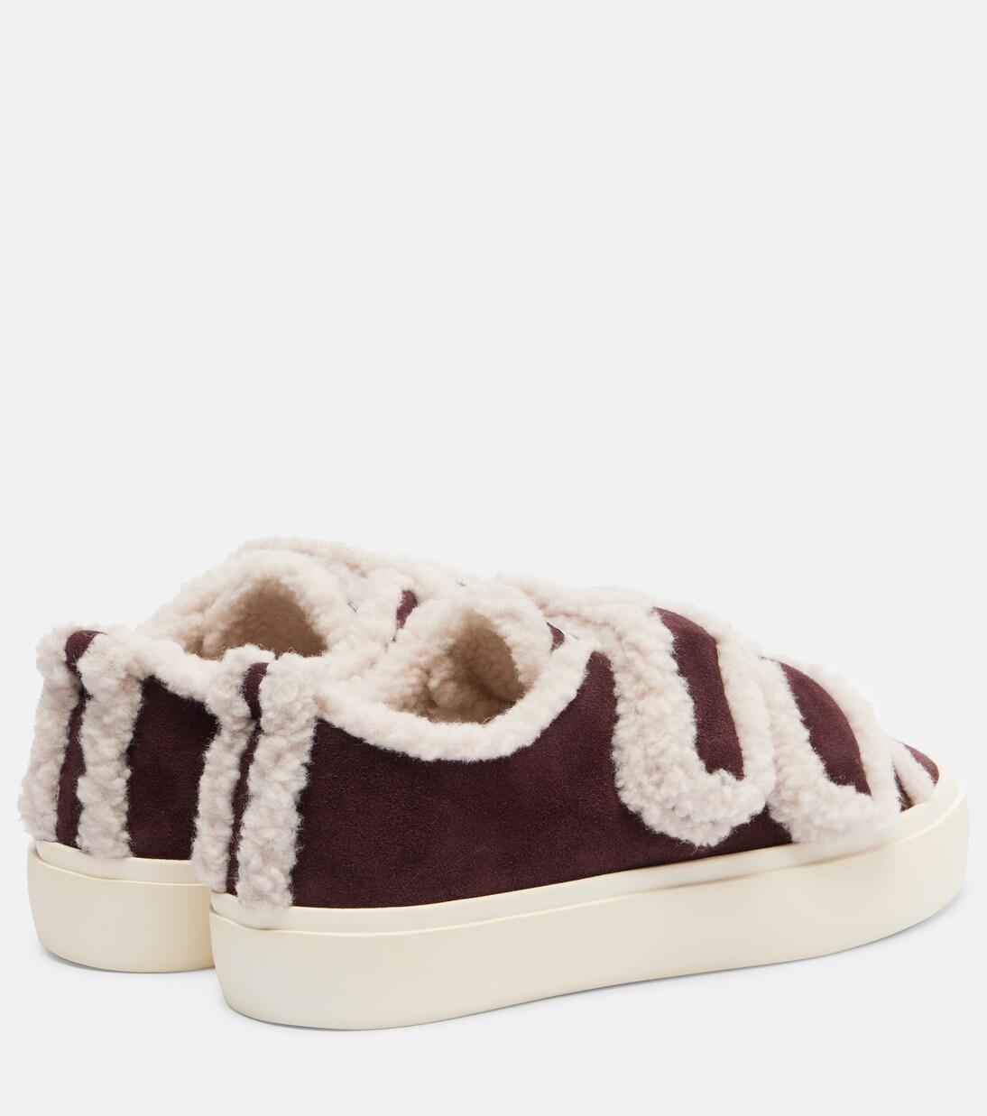 Sneakers aus Veloursleder mit Shearling | Inuikii