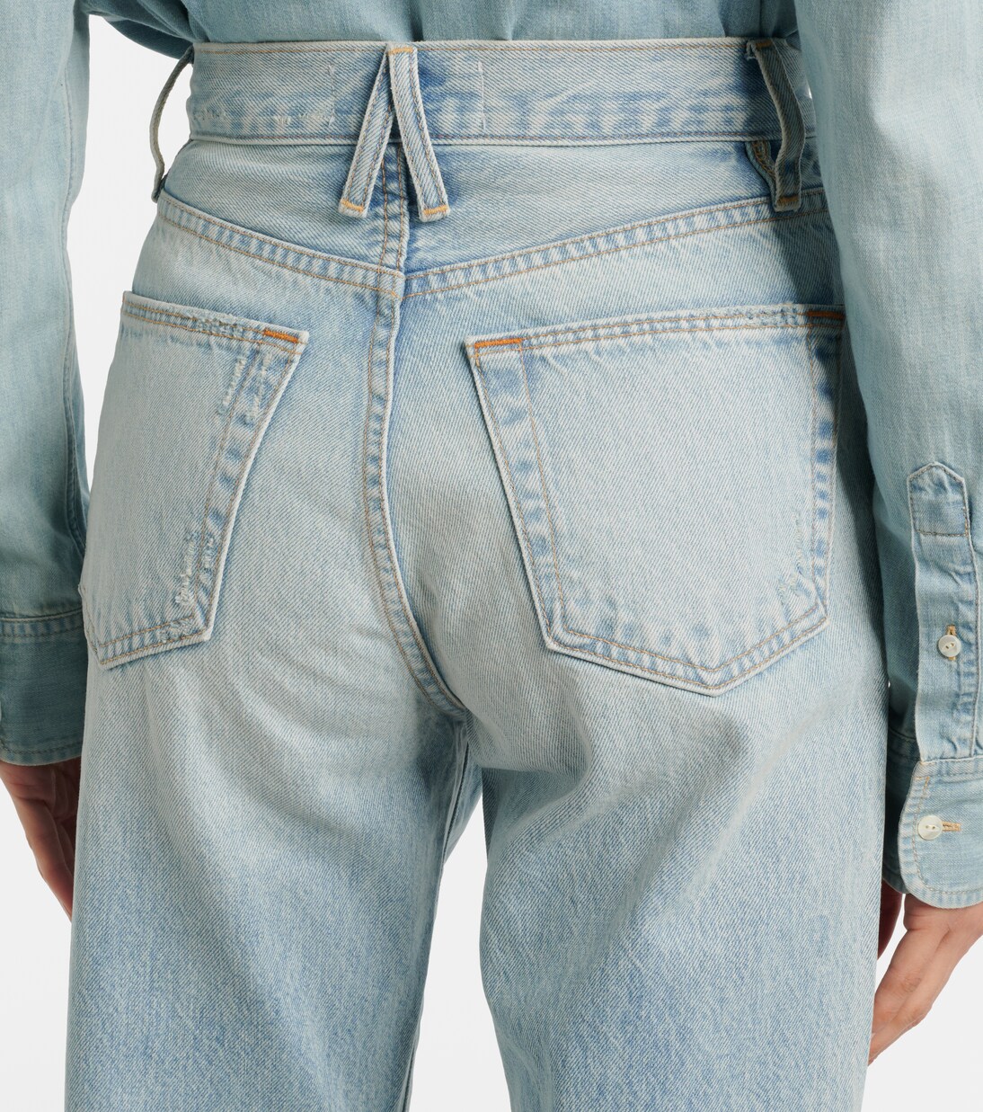 London high-rise straight jeans | Slvrlake