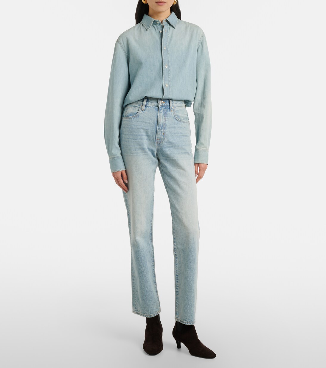 London high-rise straight jeans | Slvrlake