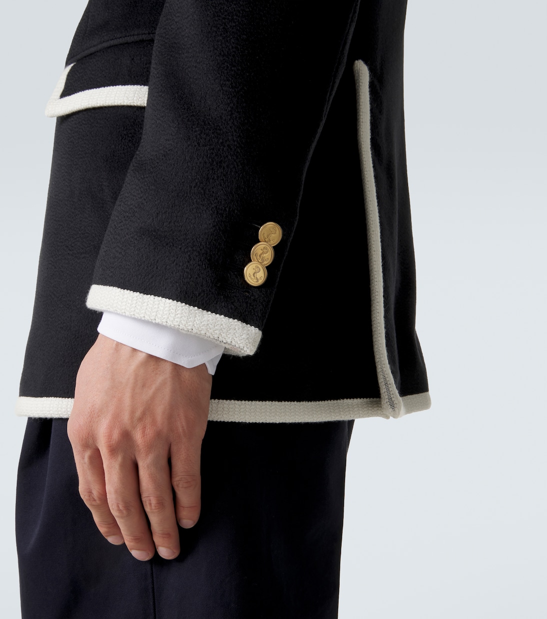 Blazer brodé en cachemire | Thom Browne
