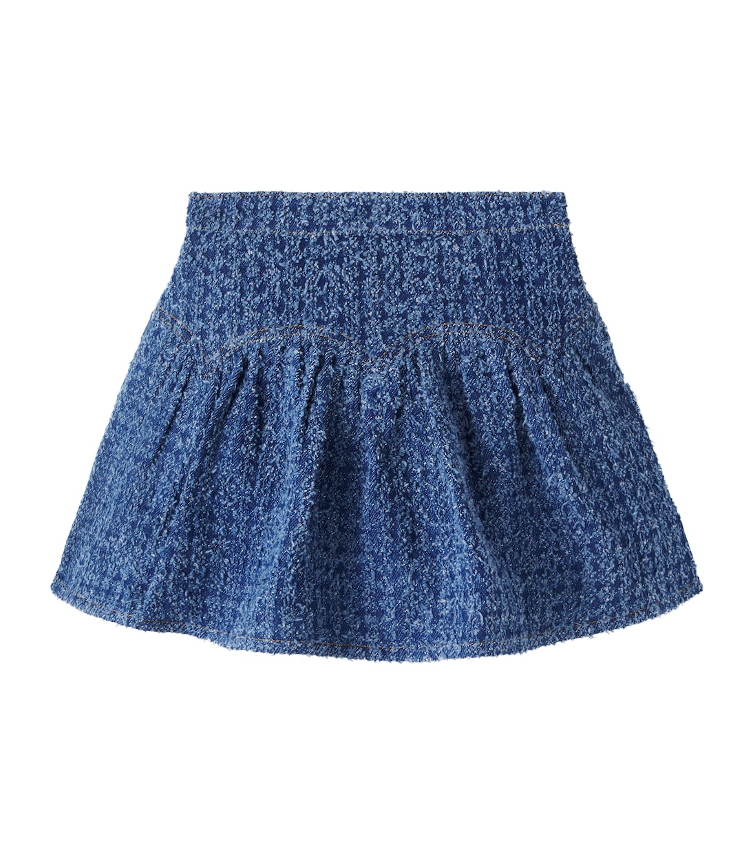 Bouclé denim skirt | Self-Portrait Kids