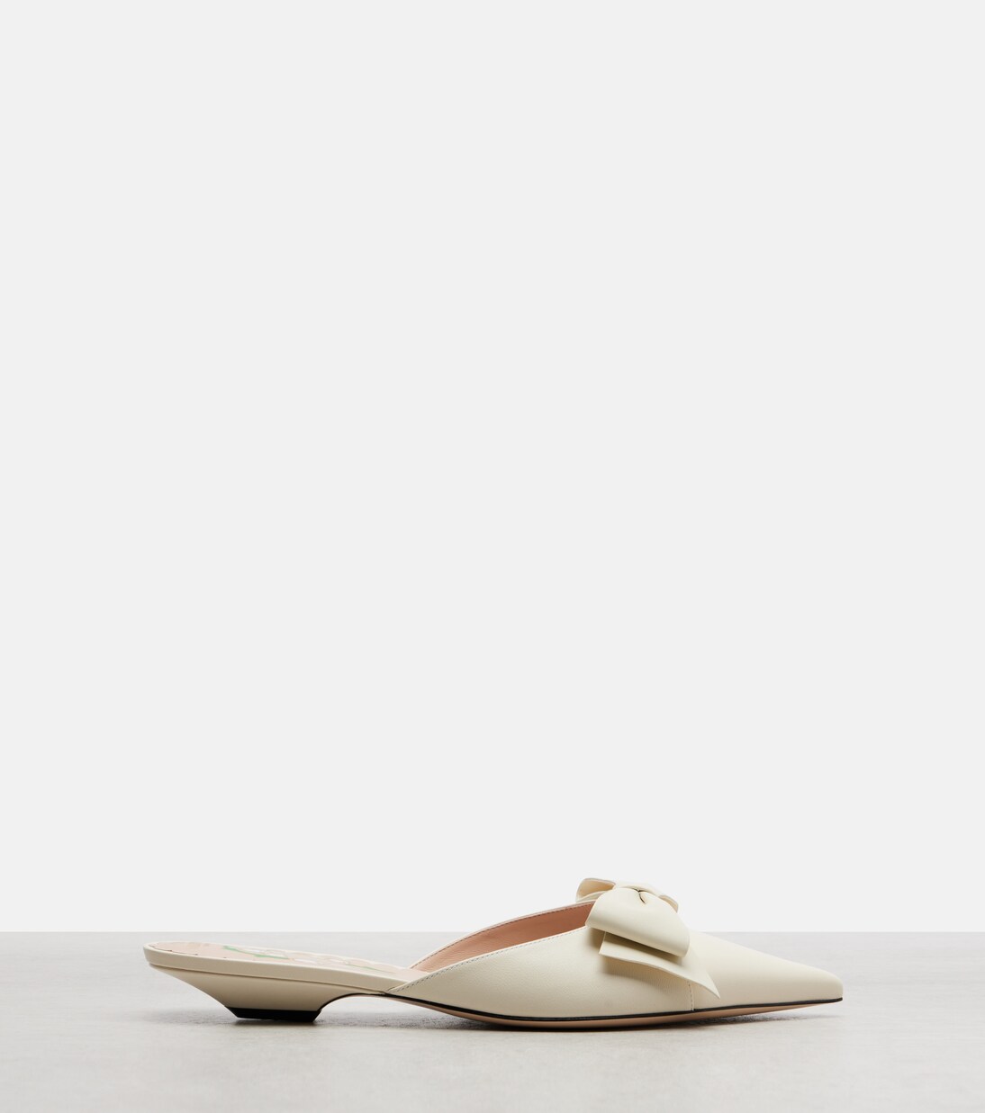 Bow-detail leather mules | Valentino Garavani