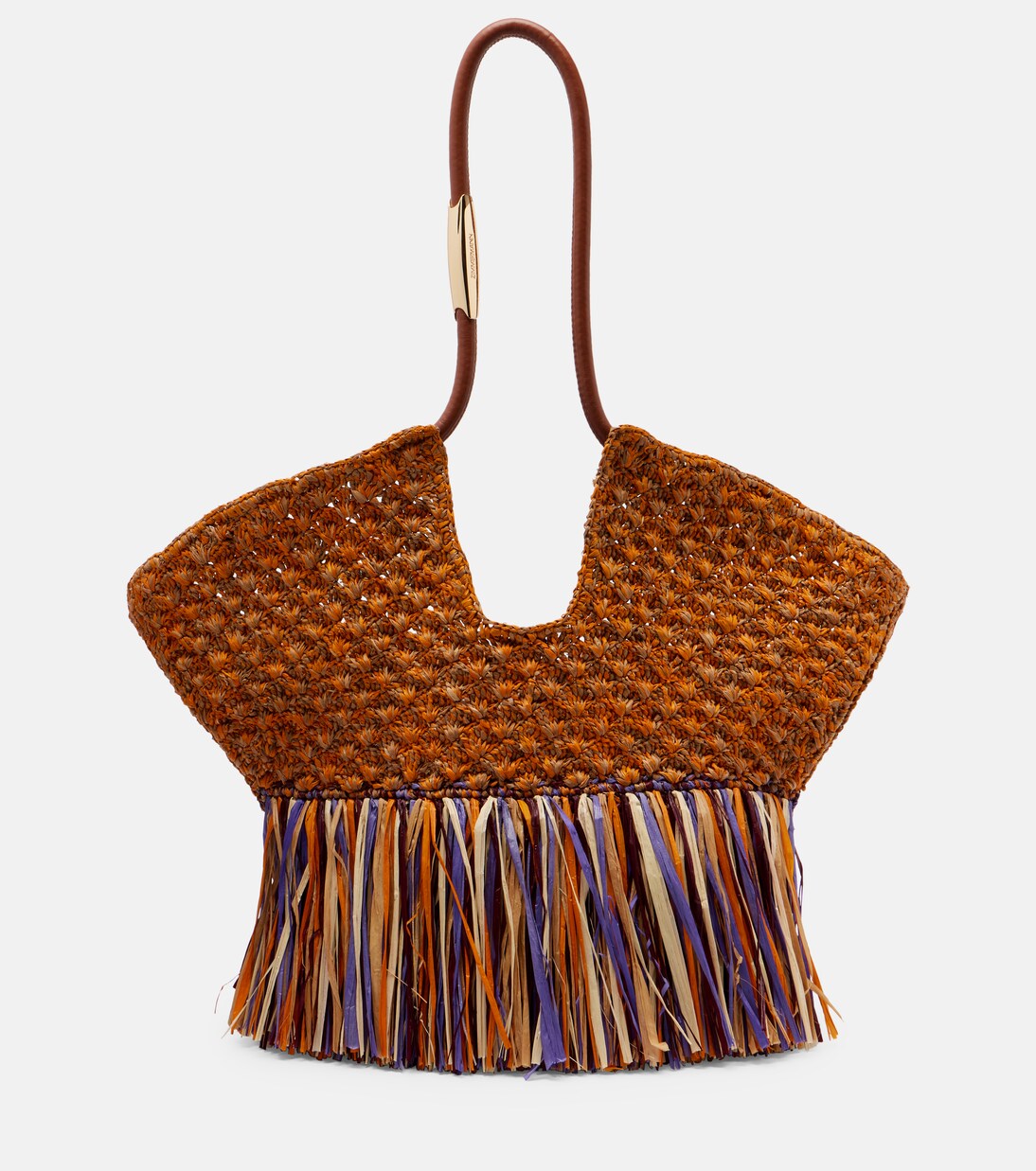 Goldentime Medium raffia tote bag | Zimmermann