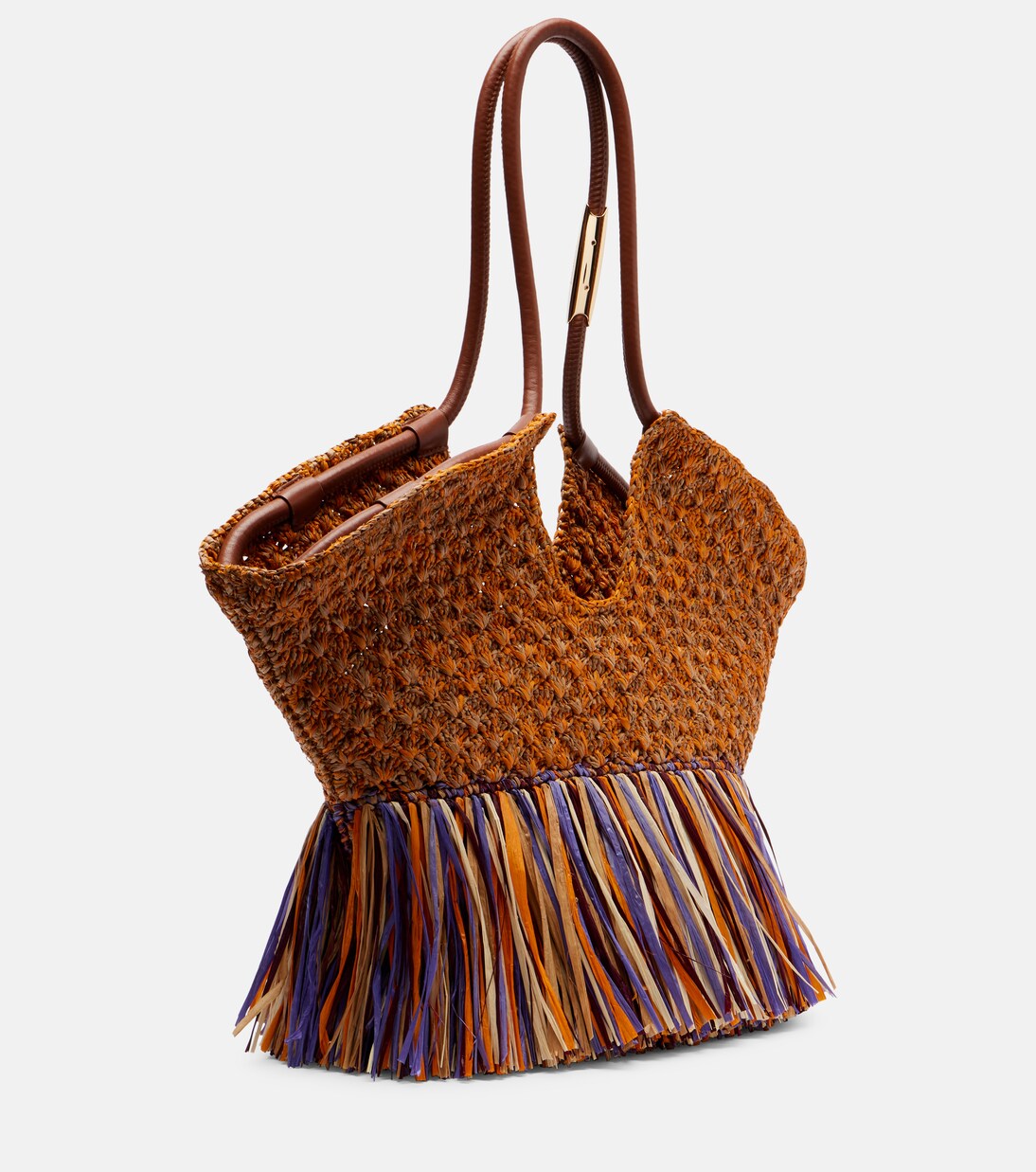 Goldentime Medium raffia tote bag | Zimmermann