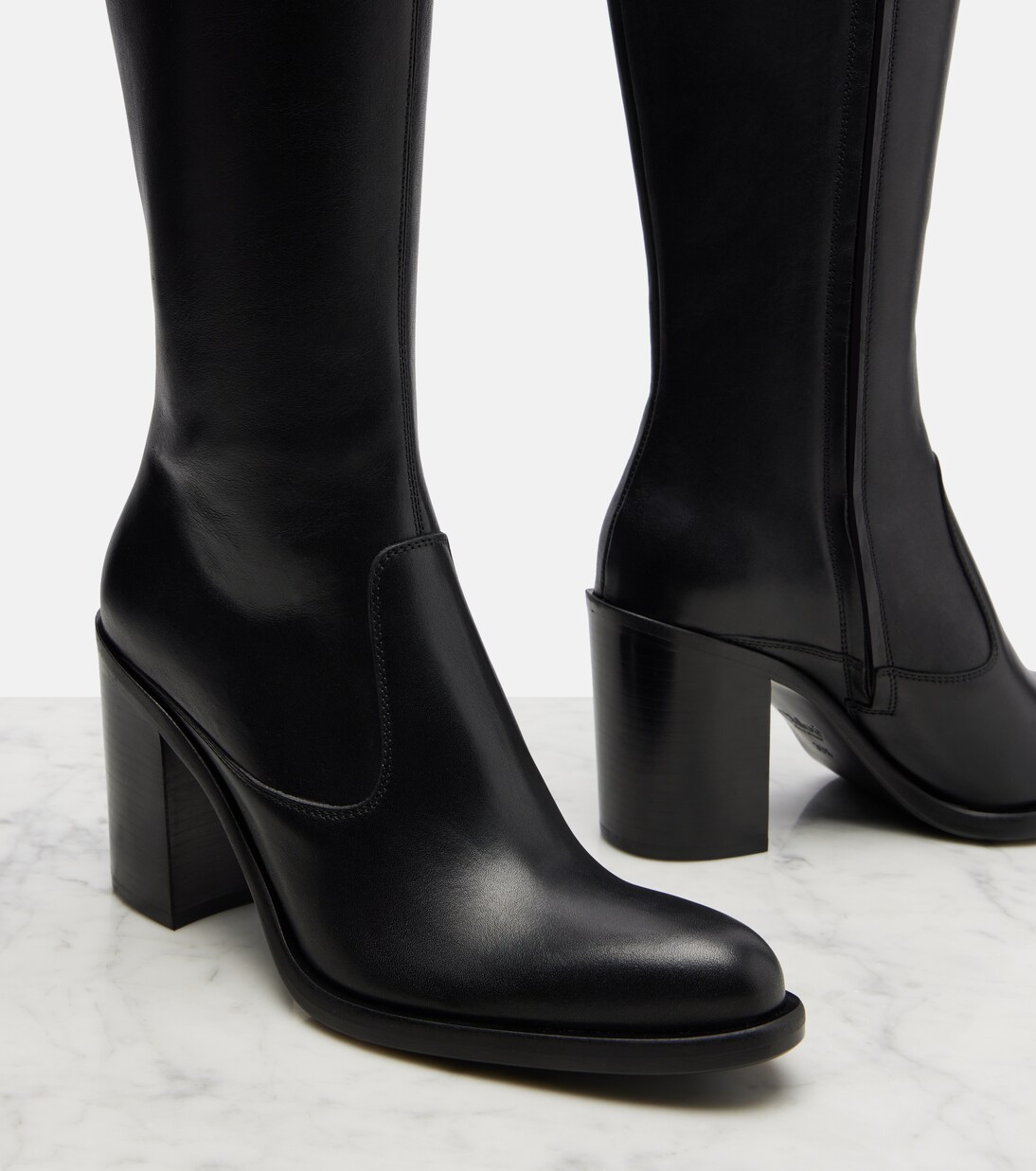 Phoenix 90 leather knee-high boots | Chloé