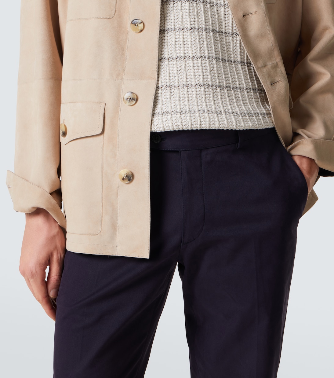 Pienza cotton-blend straight pants | Brioni