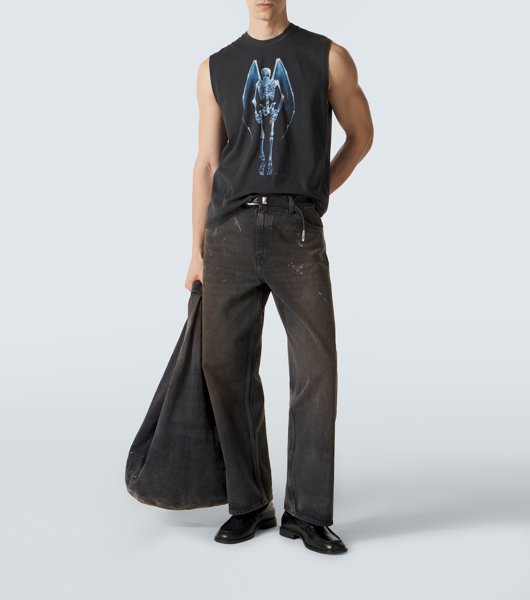 Breathe printed cotton tank top | Our Legacy