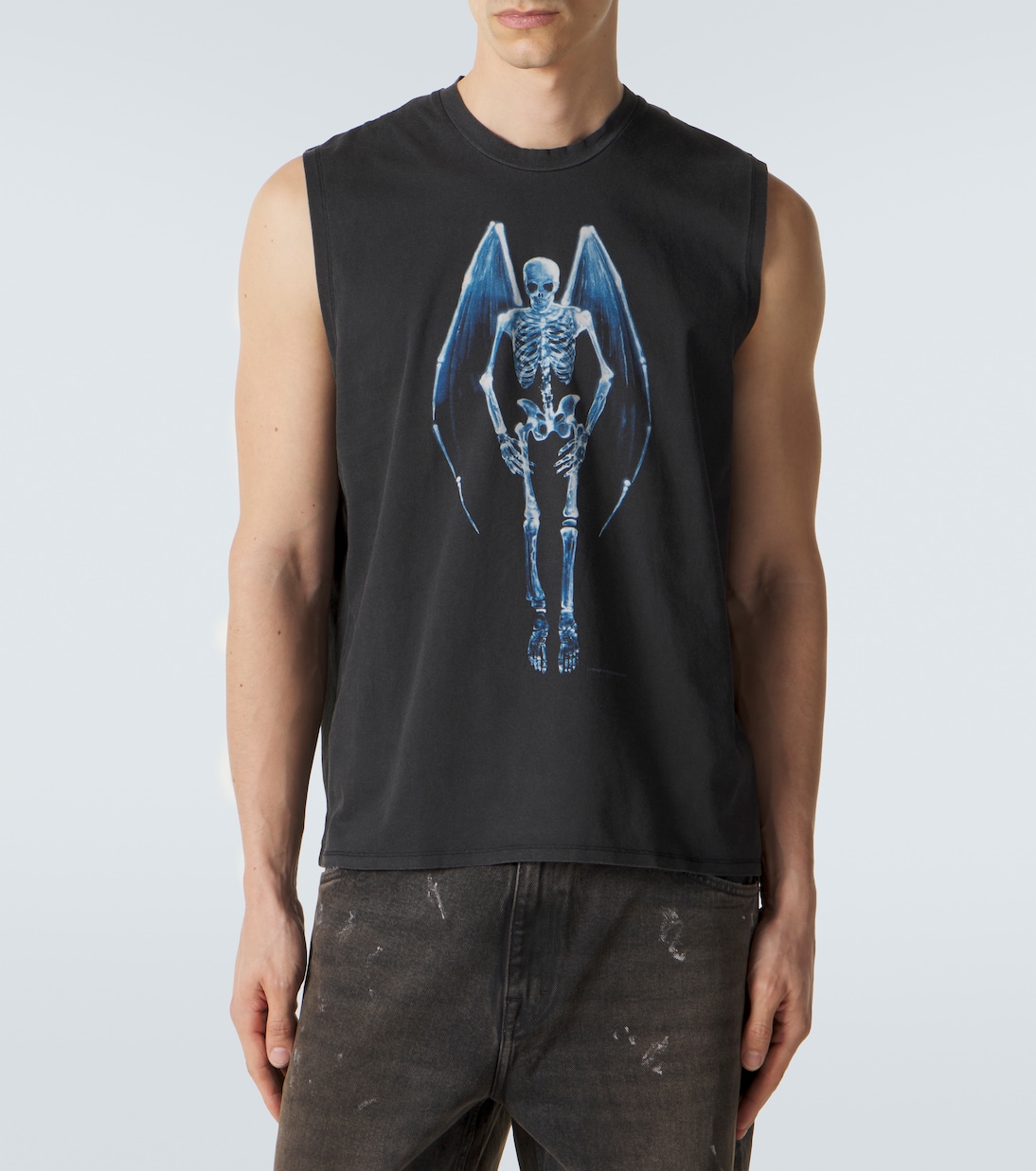 Breathe printed cotton tank top | Our Legacy