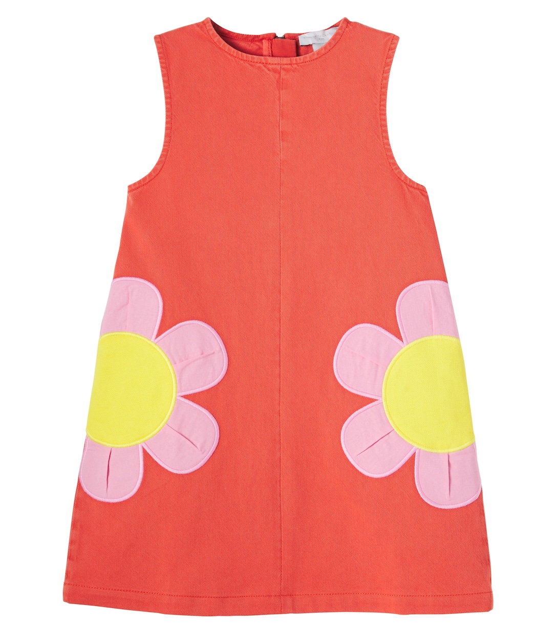 Patch-appliqué denim dress | Stella McCartney Kids