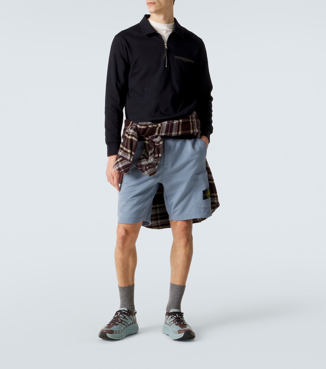 Compass cotton shorts | Stone Island