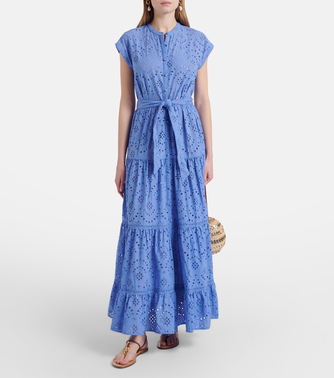 Vestido camisero Kora de algodón | Poupette St Barth