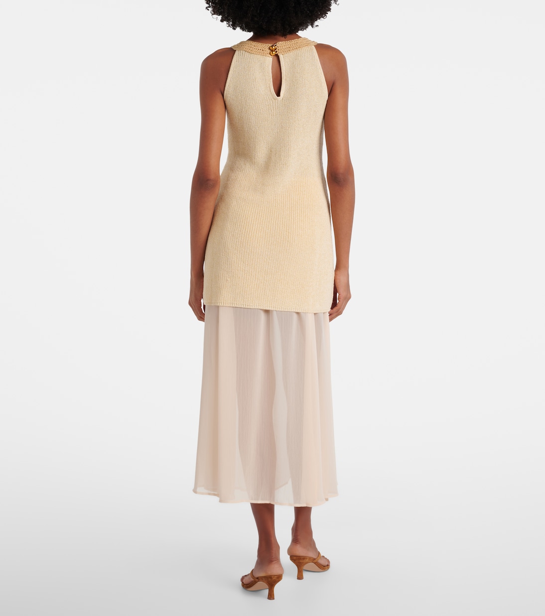 Knitted maxi dress | Xu Zhi