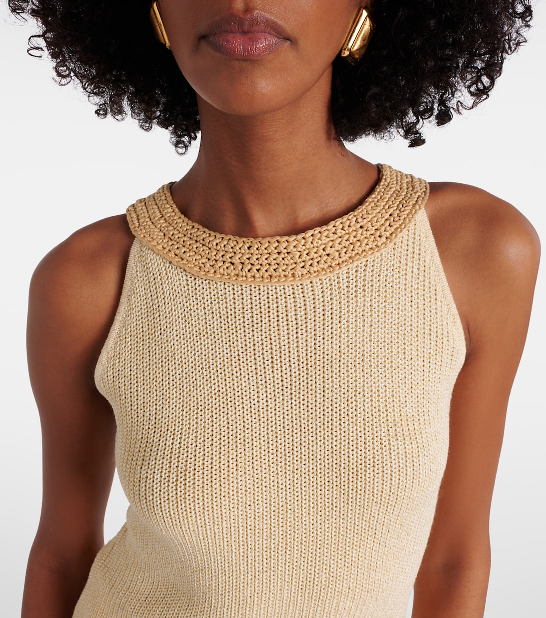 Knitted maxi dress | Xu Zhi