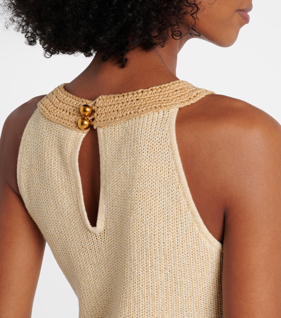 Knitted maxi dress | Xu Zhi