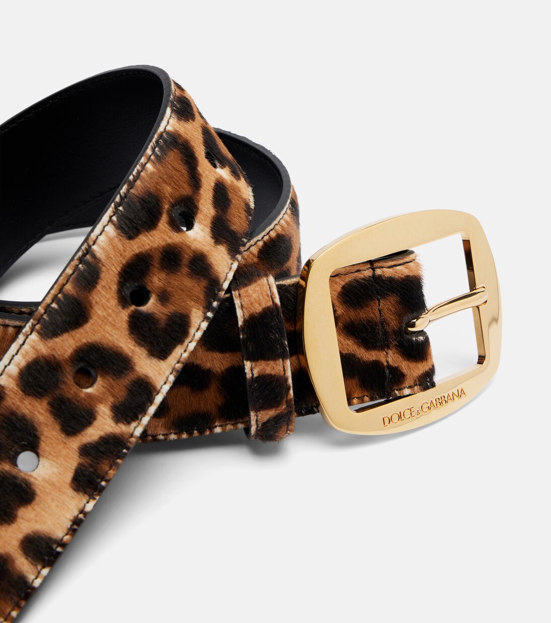 Bedruckter Gürtel aus Kalbshaar | Dolce&Gabbana