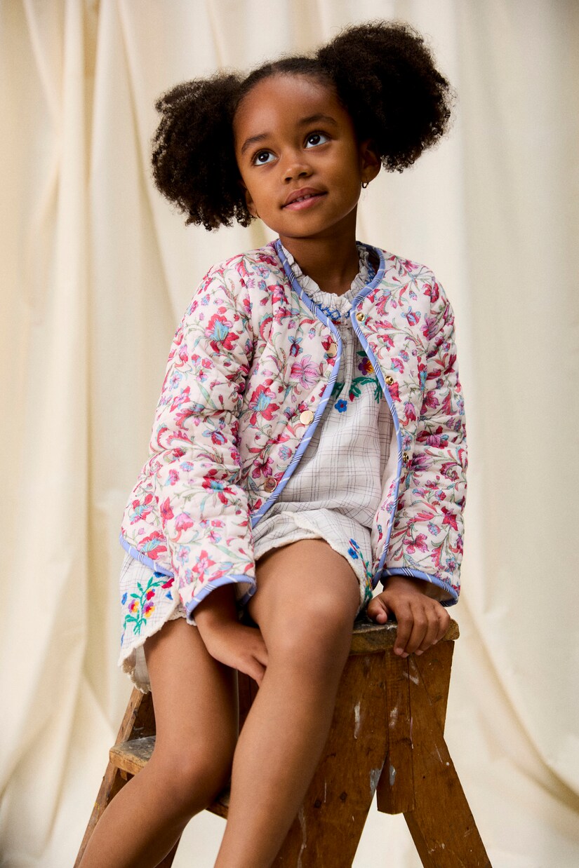 Astrid floral cotton jacket | Louise Misha