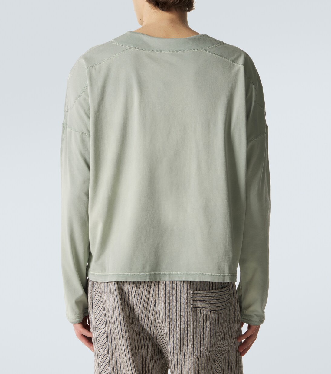 Sargo cotton Henley shirt | Kiko Kostadinov