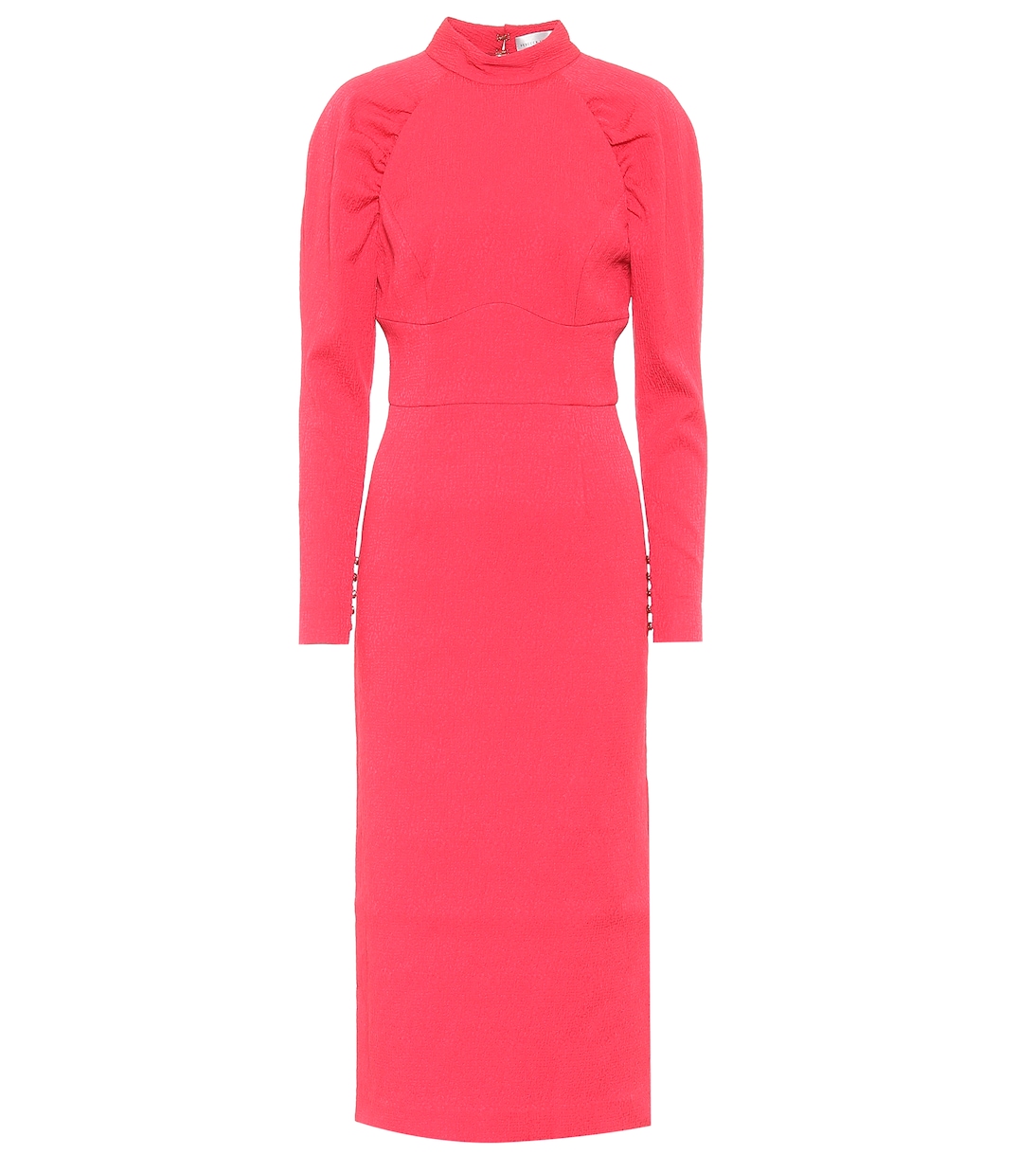 Martini textured crêpe midi dress | Rebecca Vallance