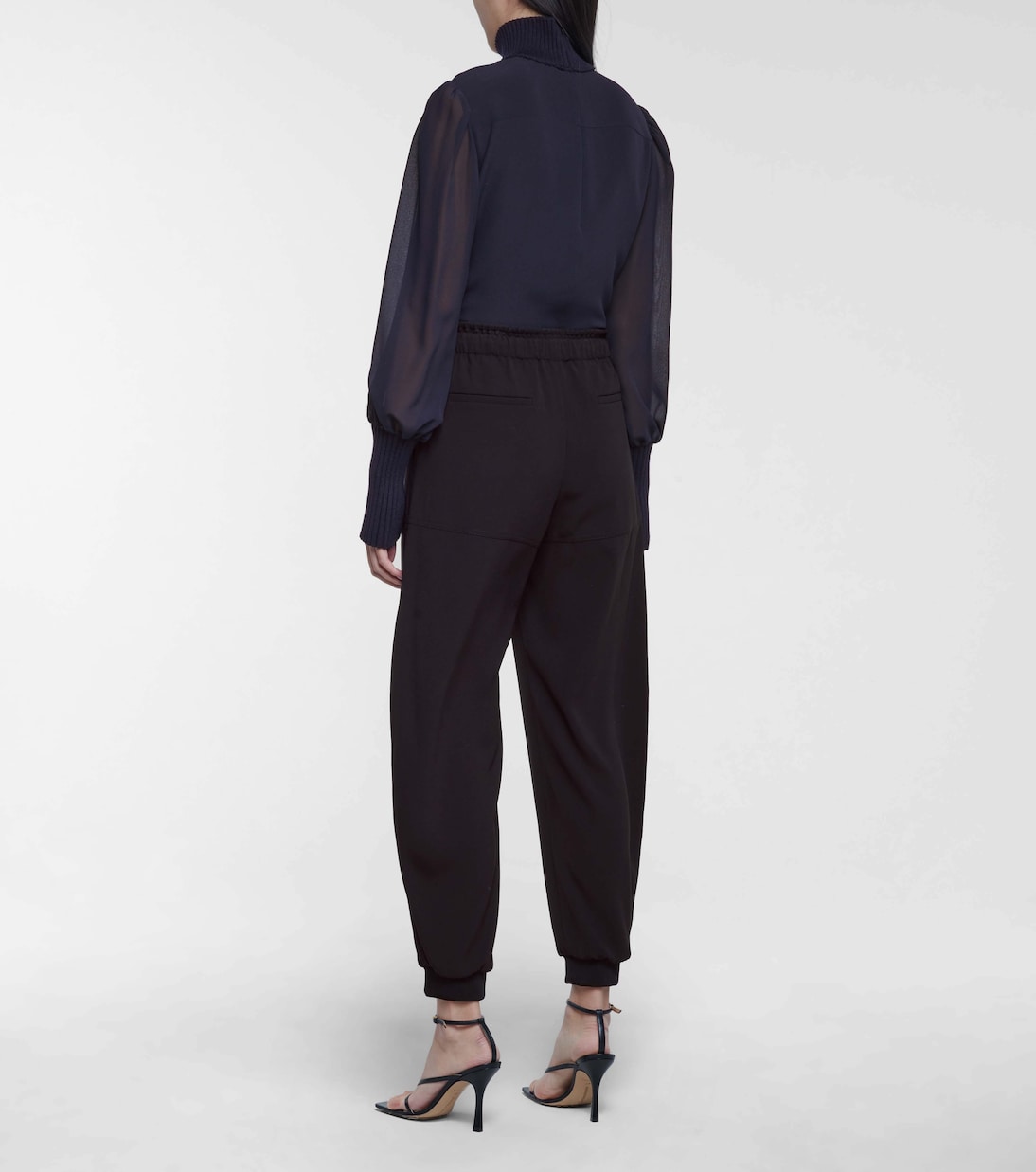 High-rise tapered pants | Chloé
