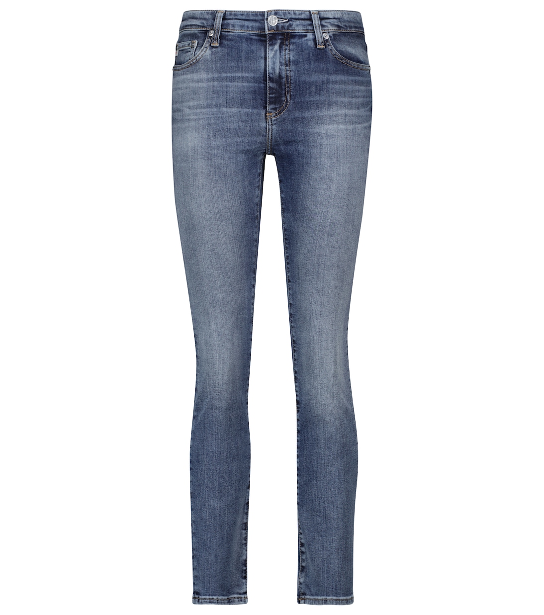 Jeans Mari de algodón elástico tiro alto | AG Jeans