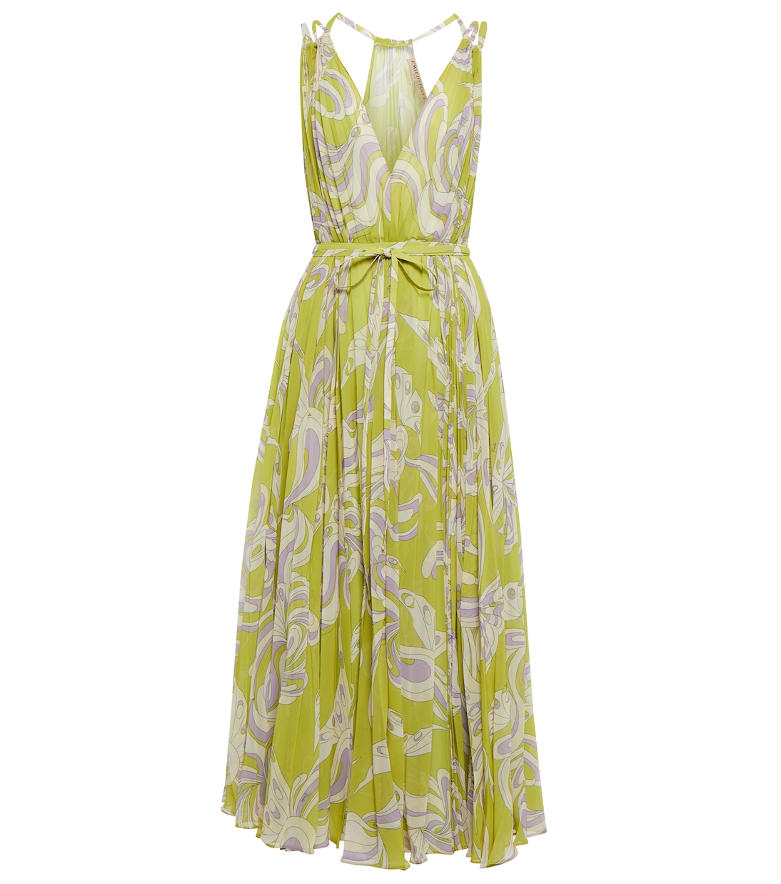Bedrucktes Midikleid aus Georgette | Pucci