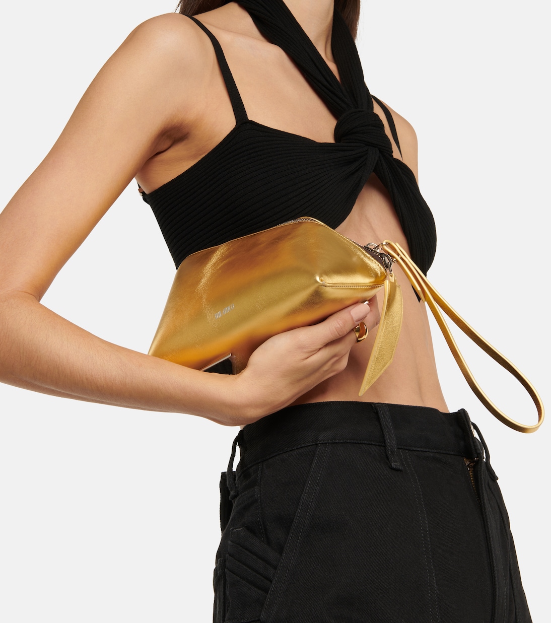 Clutch Saturday Small in pelle | The Attico