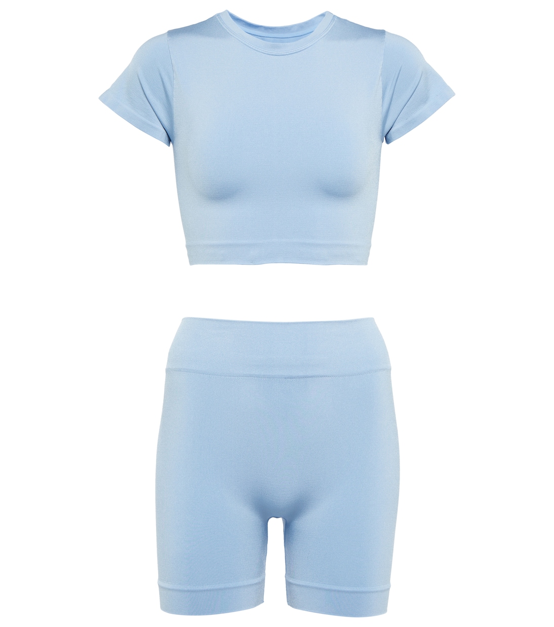 Mindful crop top and Composed shorts set | Prism²