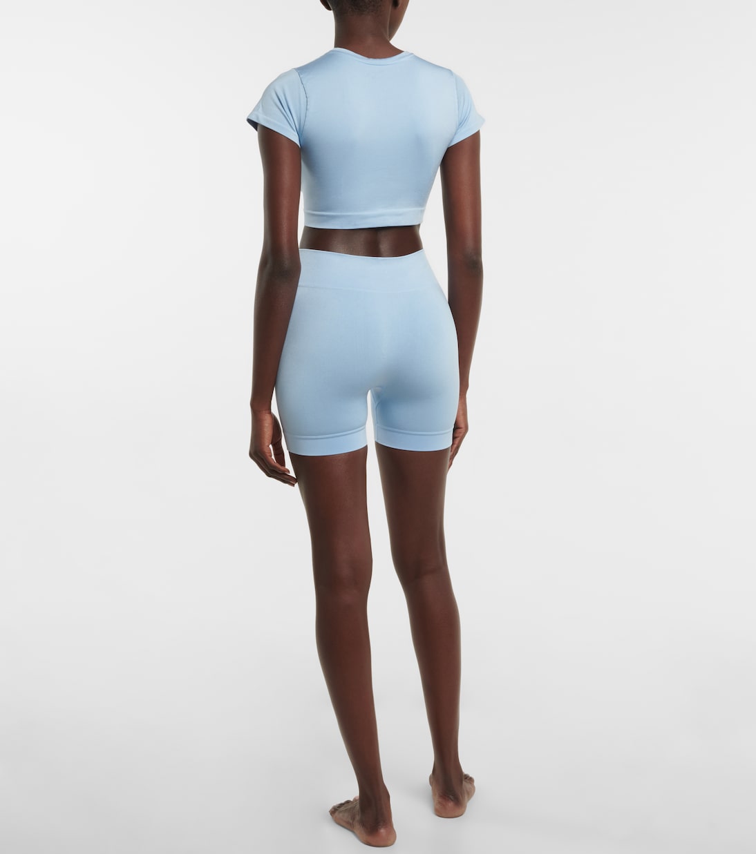 Mindful crop top and Composed shorts set | Prism²