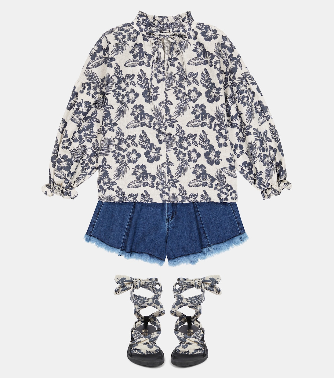 Bluse Olivia aus Leinen und Baumwolle | The New Society