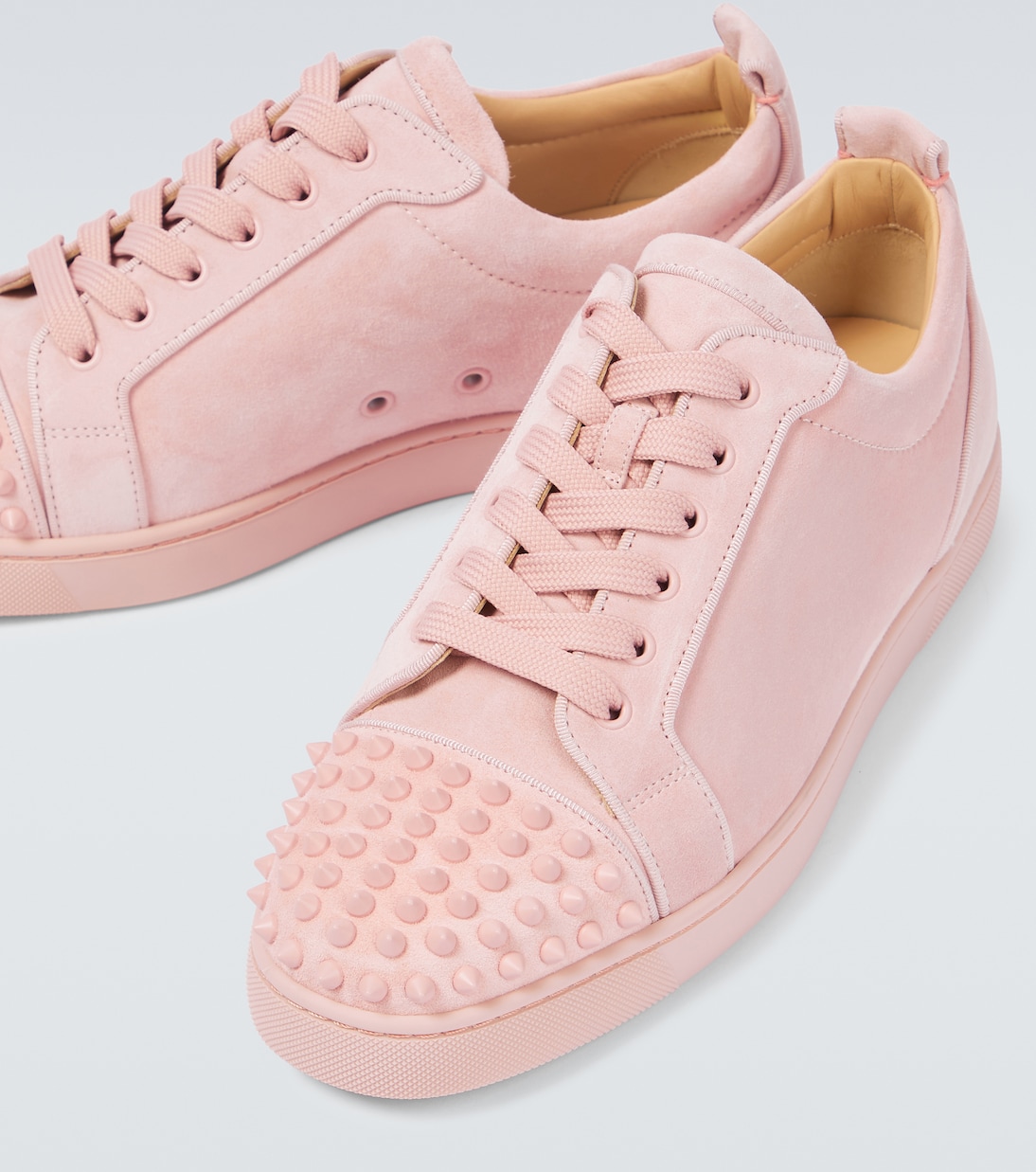 Sneakers Louis Junior Spikes in suede | Christian Louboutin