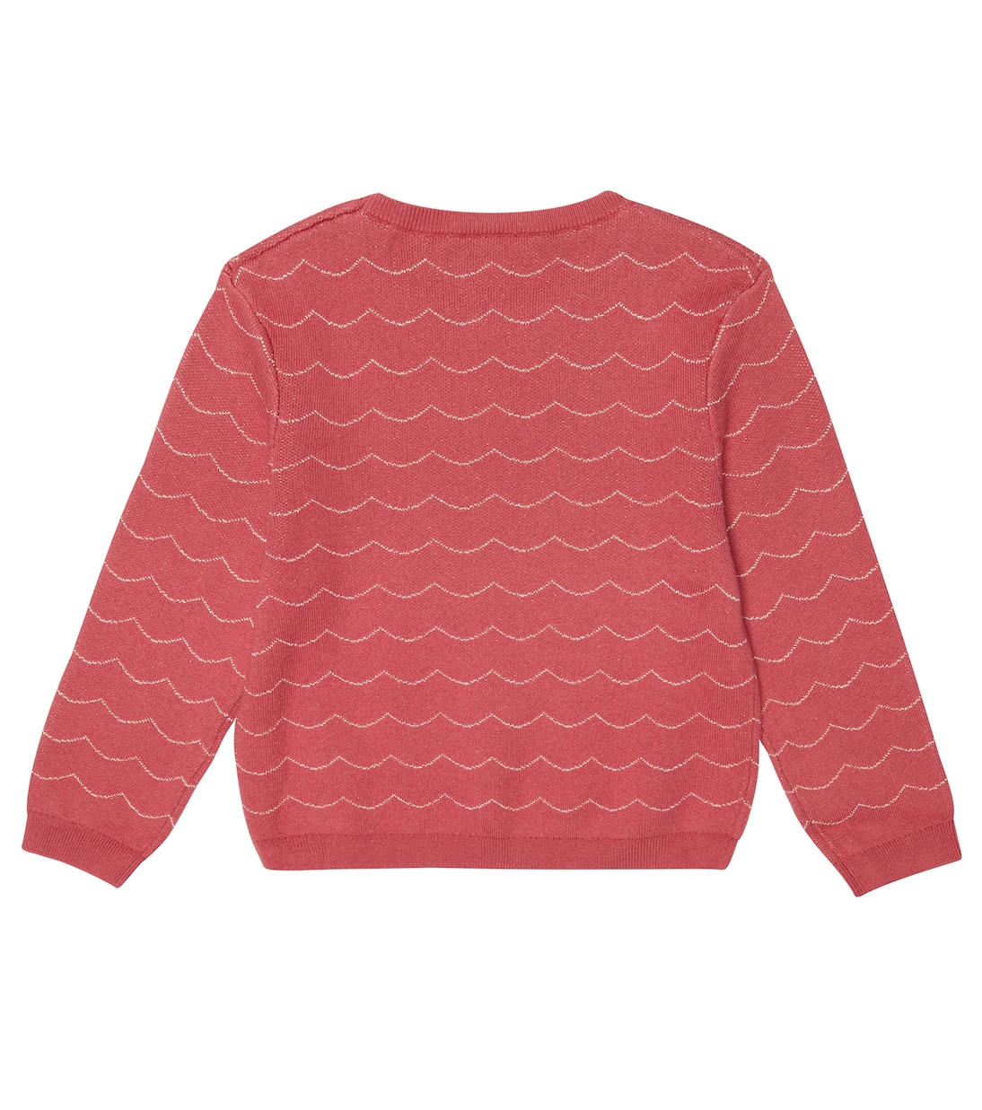 Pullover in maglia lamé di misto cotone | Chloé Kids