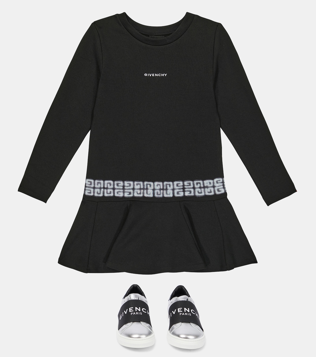 Abito in misto cotone 4G | Givenchy Kids
