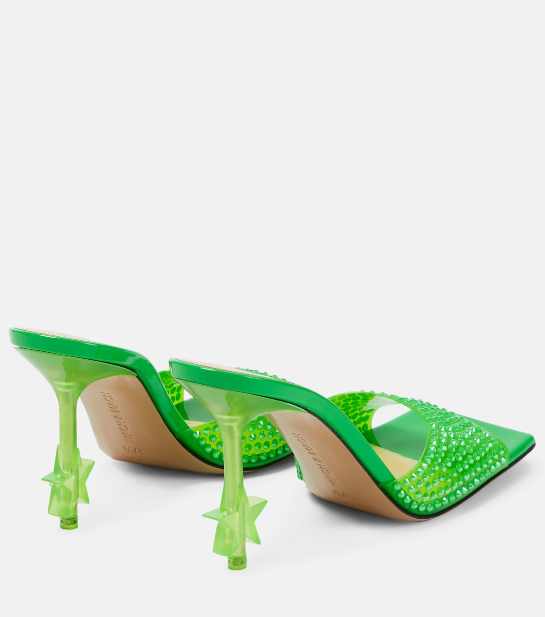 Verzierte Pantoletten Star | Mach & Mach
