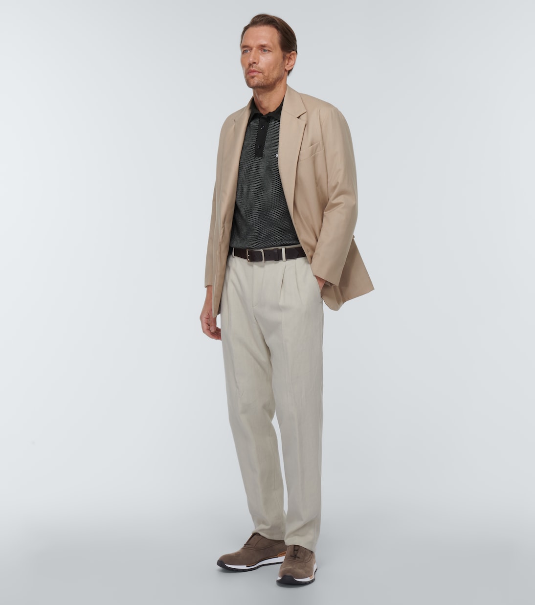 Polo Golf en coton et soie | Berluti