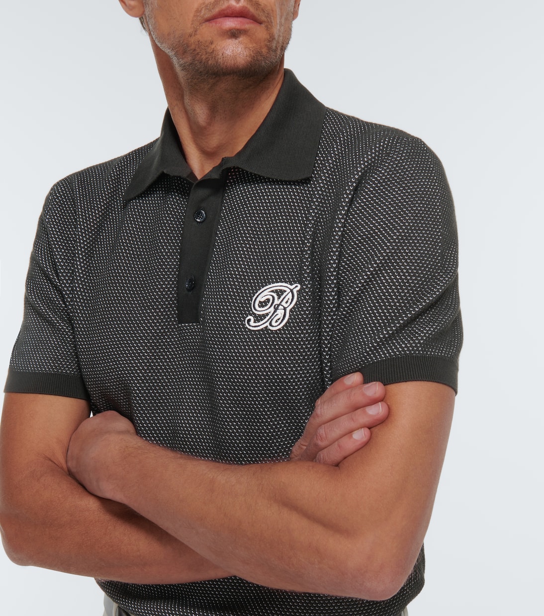 Polo Golf en coton et soie | Berluti