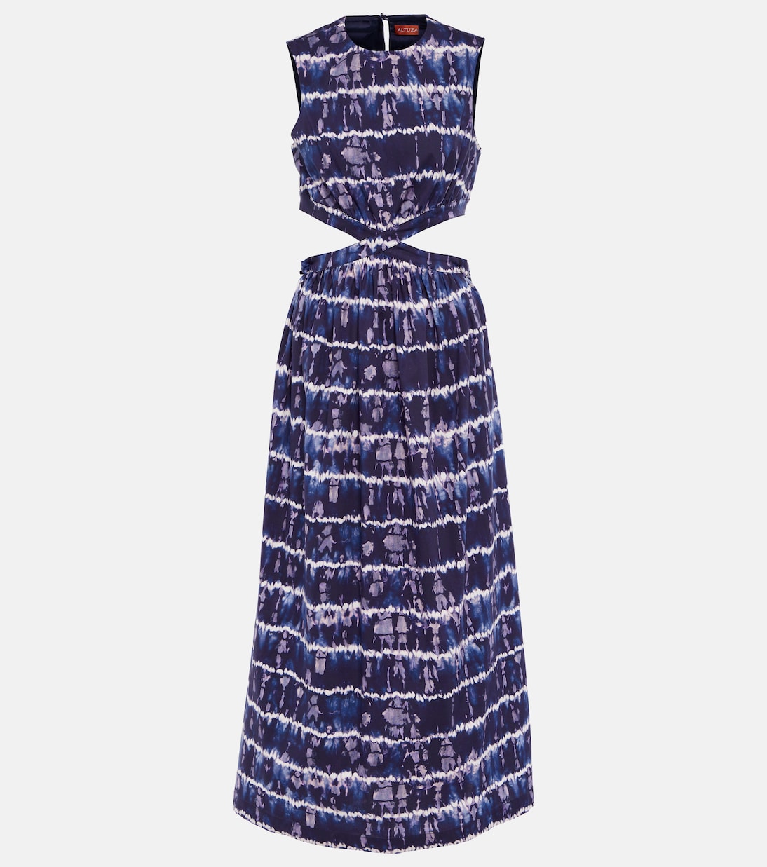Ashima cutout cotton-blend midi dress | Altuzarra