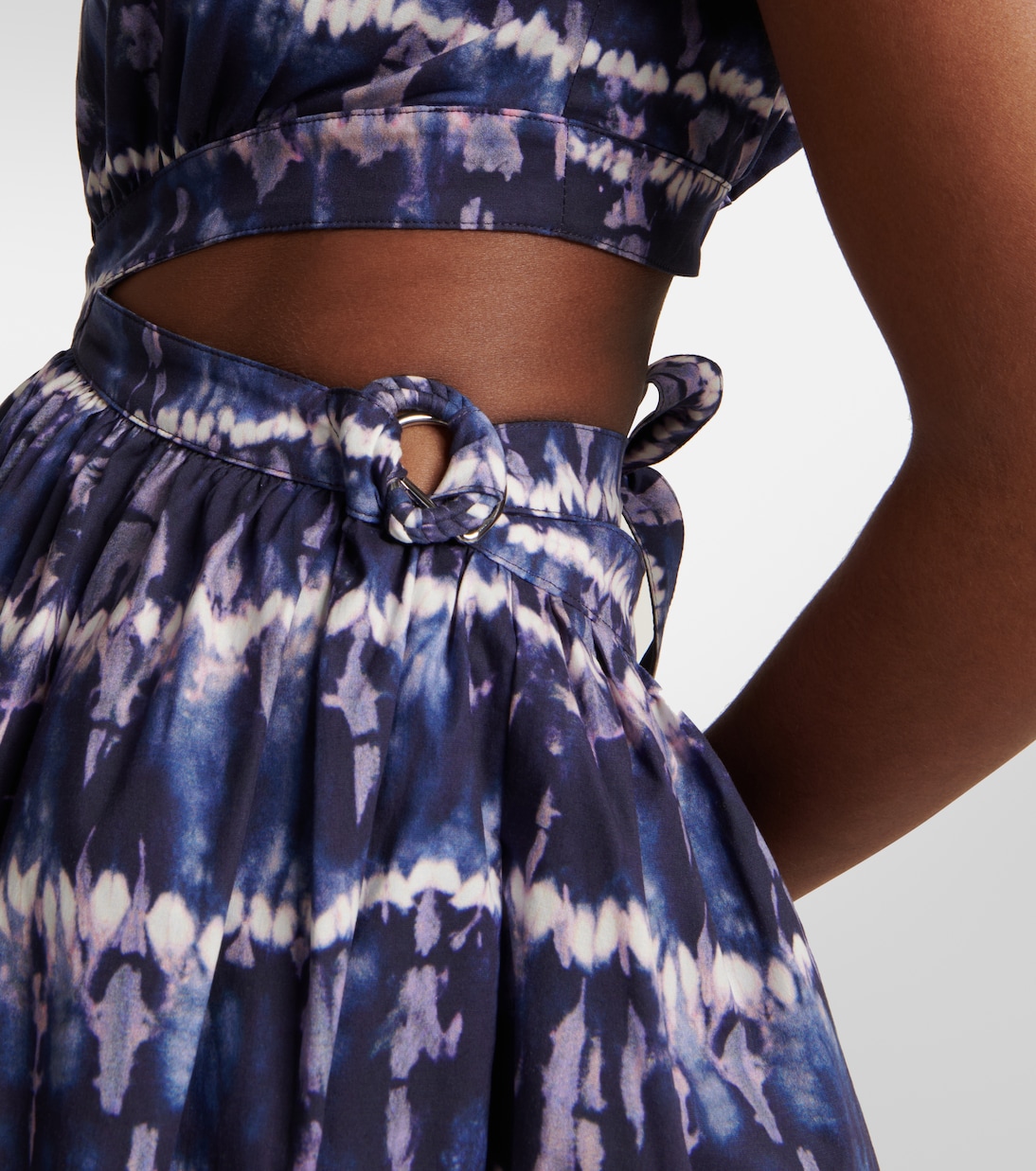 Ashima cutout cotton-blend midi dress | Altuzarra
