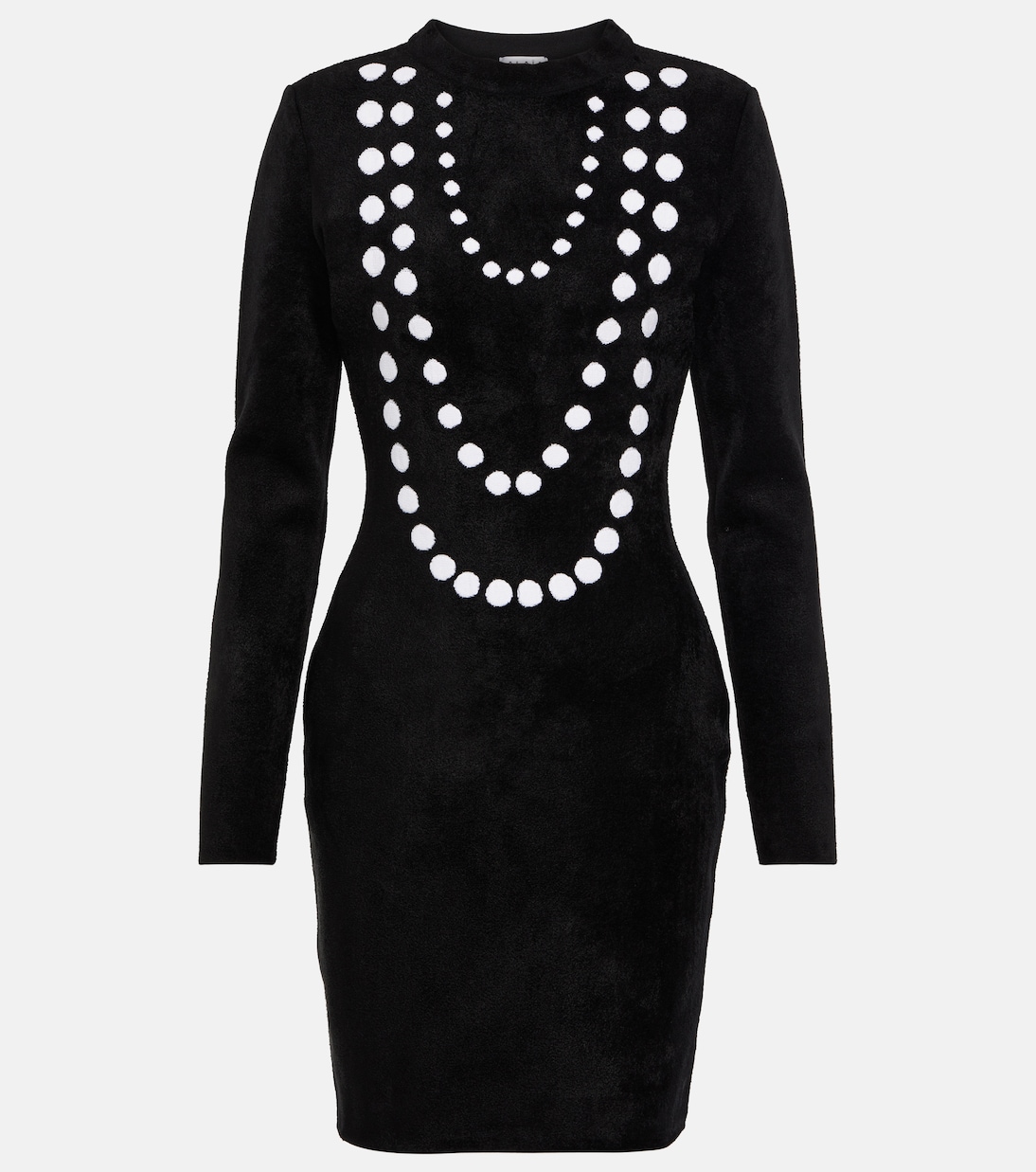 Miniabito in misto lana jacquard | Alaïa