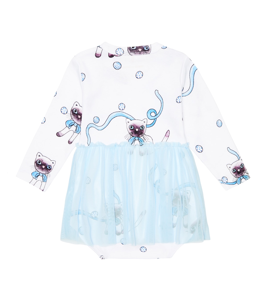 Baby - Abito in cotone e tulle | Mini Rodini