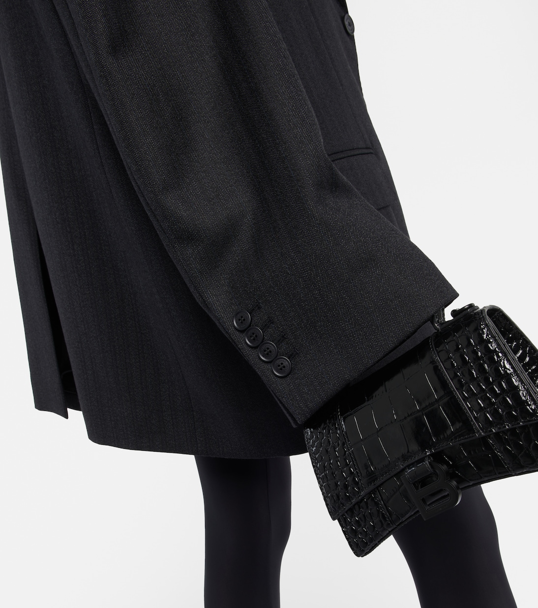 Blazer oversize in twill di lana | Balenciaga