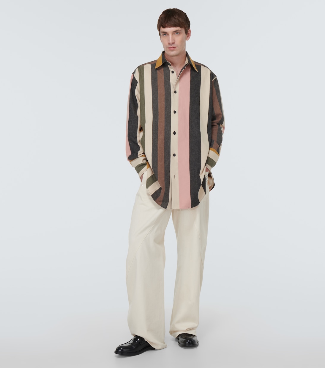 Camisa de algodón a rayas | JW Anderson
